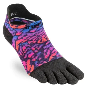 Womens Injinji Spectrum Run Lightweight No Show Socks